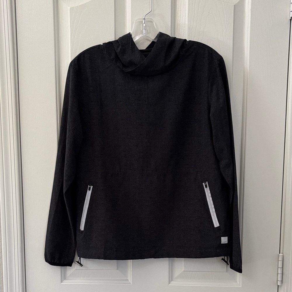 Vuori Black & Gray Pattern Pullover Windbreaker H… - image 2